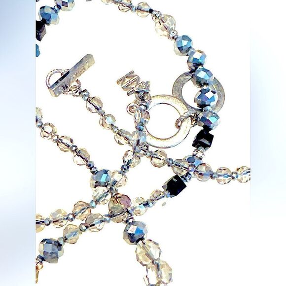 Zenzii huge sparkling dragonfly pendant long large crystal necklace 32”L - Picture 7 of 11